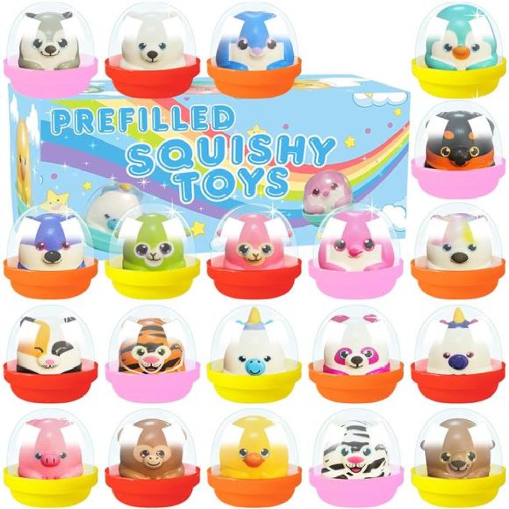 20Pack PartyFavors for Kids Filled with Squishy Toys,Birthday GoodieBag Stuffers